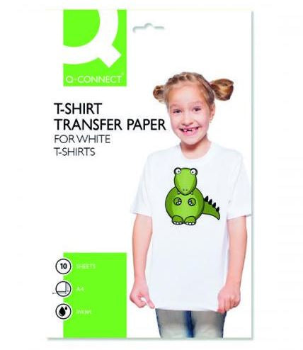 Q-Connect T-Shirt Transfer Paper (Pack of 10) KF01430