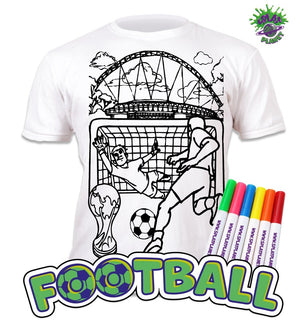 PYO T-Shirt-Football age 7-8