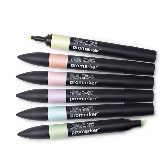 W&N Collecter Set Promarker 6 Pastel Tones