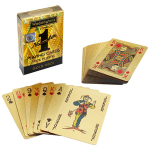 Gold Waddington Playing Cards