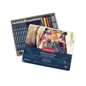 Derwent Watercolour Collection Tin of 24