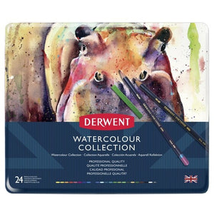 Derwent Watercolour Collection Tin of 24