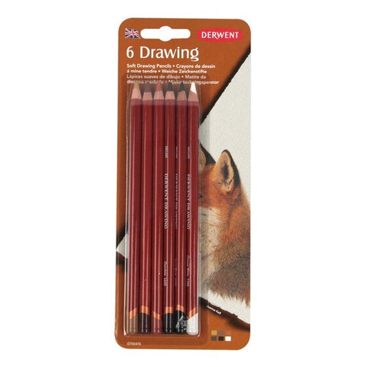 DERWENT DRAWING PENCIL BLISTER-6