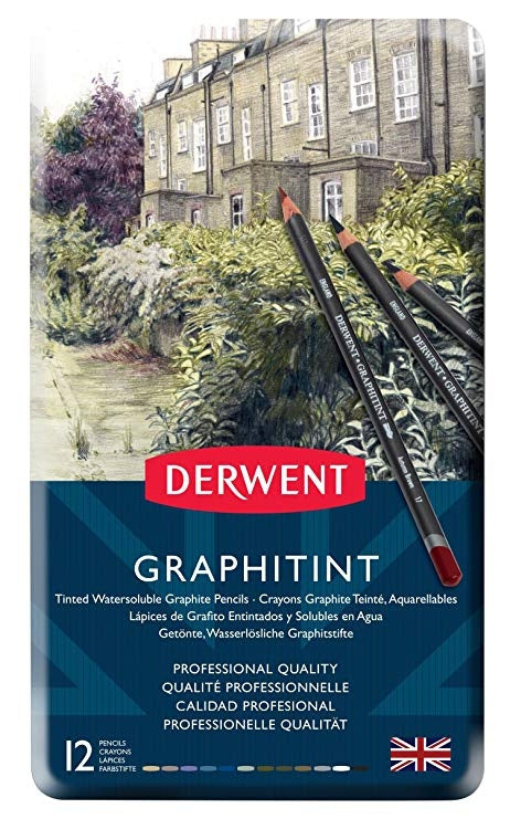 DERWENT GRAPHITINT PENCILS-12