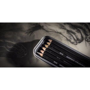DERWENT CHARCOAL PENCIL TIN