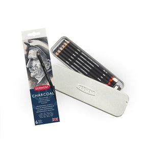 DERWENT CHARCOAL PENCIL TIN
