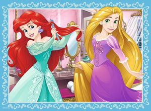 Disney Princess 4 In A Box Jigsaw Puzzle