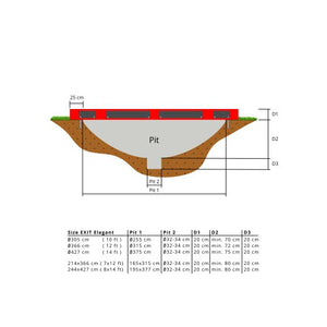 EXIT Elegant Ground Premium 427 (14ft)