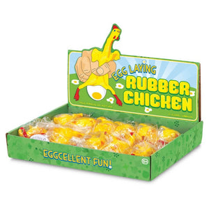 EGG LAYING RUBBER CHICKEN