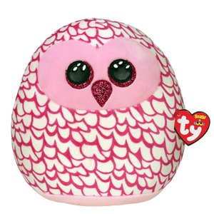 Squish A-Boo 10In-Pinky Owl