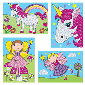 Activity Pack Fairy & Unicorns Sensational Sequins