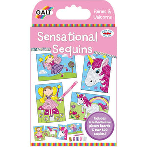 Activity Pack Fairy & Unicorns Sensational Sequins