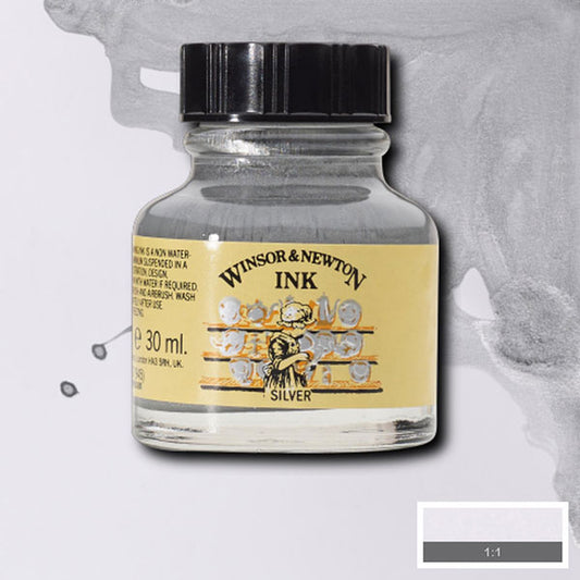 INK 30ML SILVER