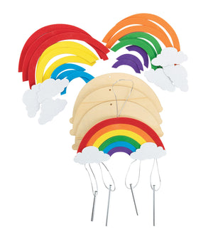 Rainbow Wind Chimes - Kit for 4