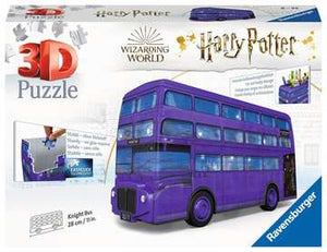 Harry Potter Knight Bus 3D Puzzle 216 Piece Jigsaw