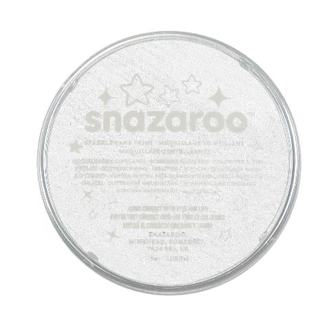 SNAZAROO WHITE 18ML SPARKLE FACE PAINT