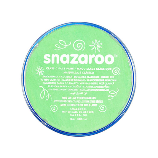 SNAZAROO PL.GREEN 18ML FACE PAINT