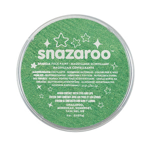 SNAZAROO-SPARKLE PL.GREEN 18ML FACE PAINT