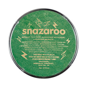 SNAZAROO MET.GREEN 18ML FACE PAINT