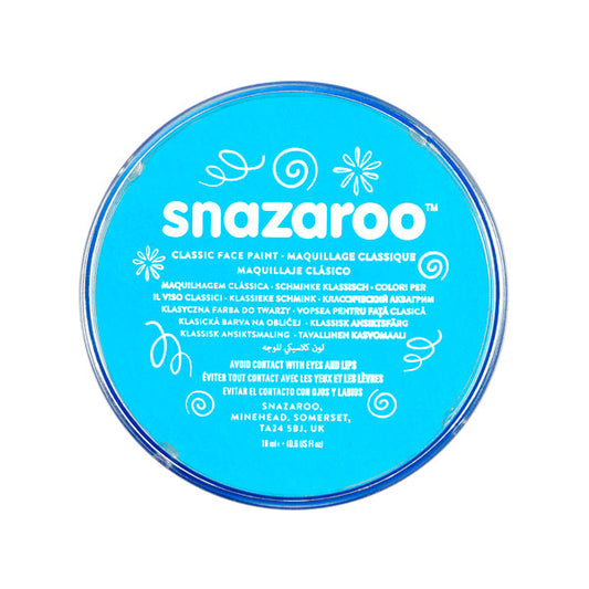 SNAZAROO TURQUOISE 18ML FACE PAINT