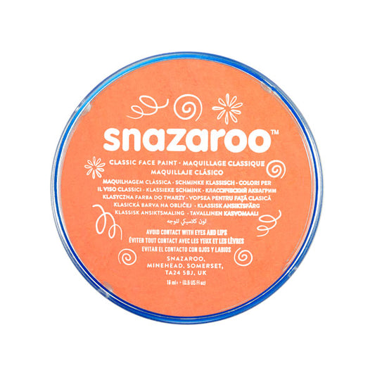 SNAZAROO APRICOT 18ML FACE PAINT