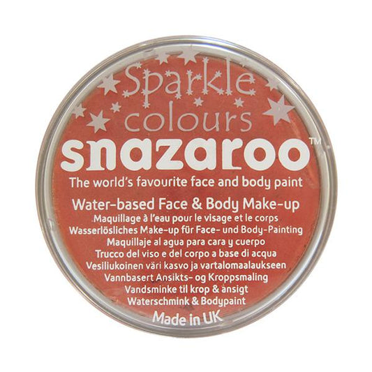 SNAZAROO-SPARKLE SALMON PINK 18ML FACE PAINT