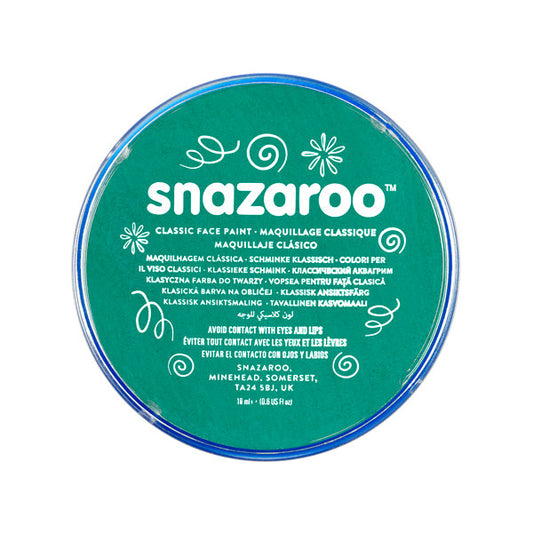 SNAZAROO TEAL 18ML FACE PAINT