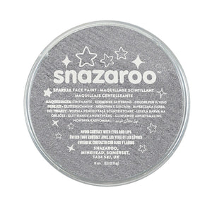 SNAZAROO-SPARKLE GUNMETAL GREY18ML FACE PAINT