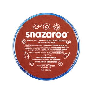 SNAZAROO RUST BROWN 18ML FACE PAINT