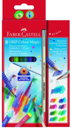 Grip 8 Magic W/Colour Pencils & Brush