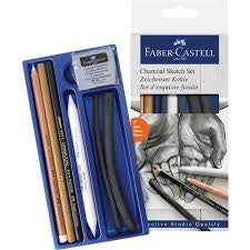 Faber Charcoal 7 Piece Sketch Set