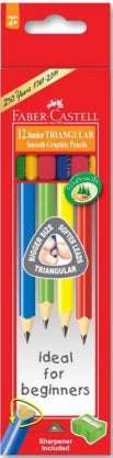 Junior Grip Triangular Pencils Hb Box Of 12