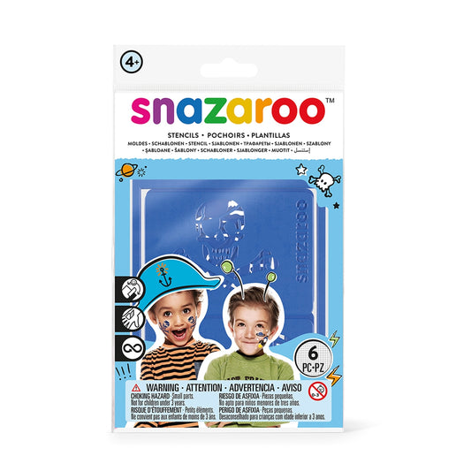 Snazaroo Adventure Stencils - Set of 6