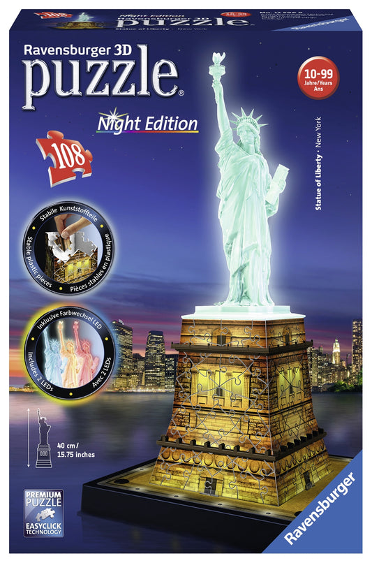 Statue Of Liberty Night Edition 3D Puzzle® 216 Pc