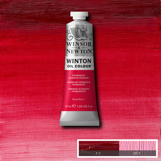 WINTON OIL COLOUR PERMANENT ALIZARIN CRIMSON 37ml