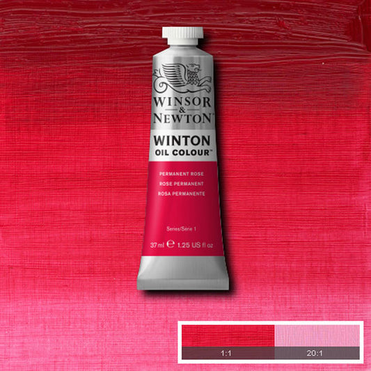 WINTON OIL COLOUR PERMANENT ROSE 37ml