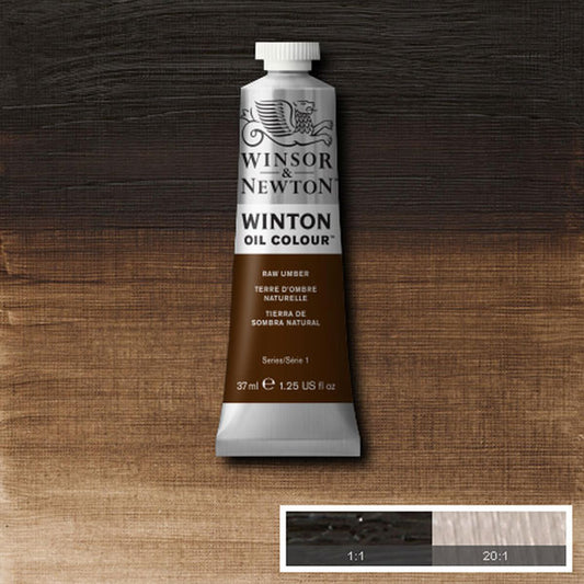 WINTON OIL COLOUR RAW UMBER 37ml