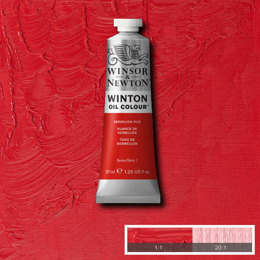 WINTON OIL COLOUR VERMILION HUE 37ml