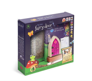 The Irish Fairy Door Pink Glitter Door