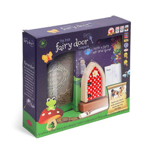 The Irish Fairy Door Red Polka Dot Door