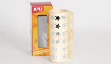 APLI STICKER GOLD STARS 2360PC