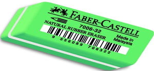 Green Natural Eraser Box of 32