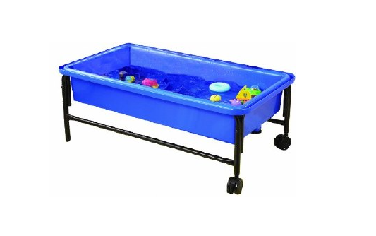 Sand & Water Play Bath With Lid -Blue (Large
