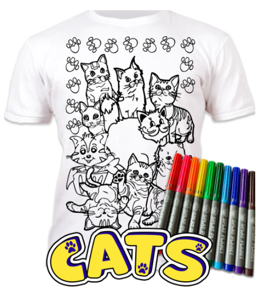 PYO T-Shirt Cat age 3-4yrs