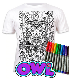 PYO T-Shirt Owl age 7-8yrs