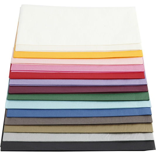 Tissue Paper, assorted colours, 50x70 cm, 14 g, 15