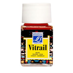 VITRAIL 50ML YELLOW  GLASS PAINT