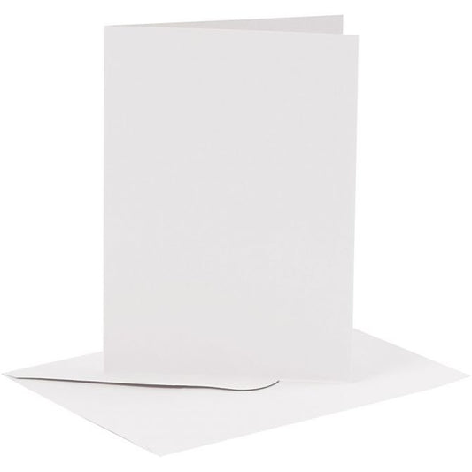 Cards/Env 6pk White