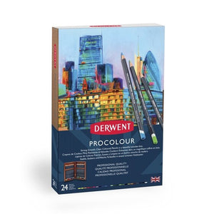 Derwent Procolour 24 Wooden Box