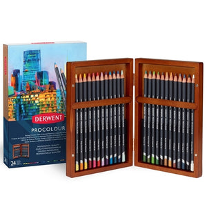 Derwent Procolour 24 Wooden Box